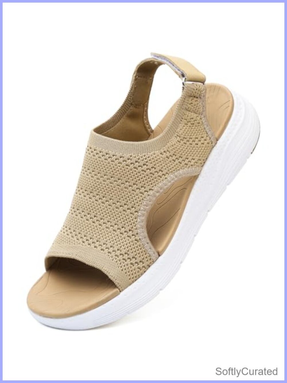 Women's Orthotic Walking Sandals Arch Support Plantar Fasciitis Slip-On Sport